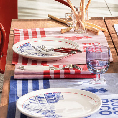 Box Set 2 Placemats Coco-Rico Élysée Cotton,  Box Set 2 Placemats Coco-Rico Élysée Cotton